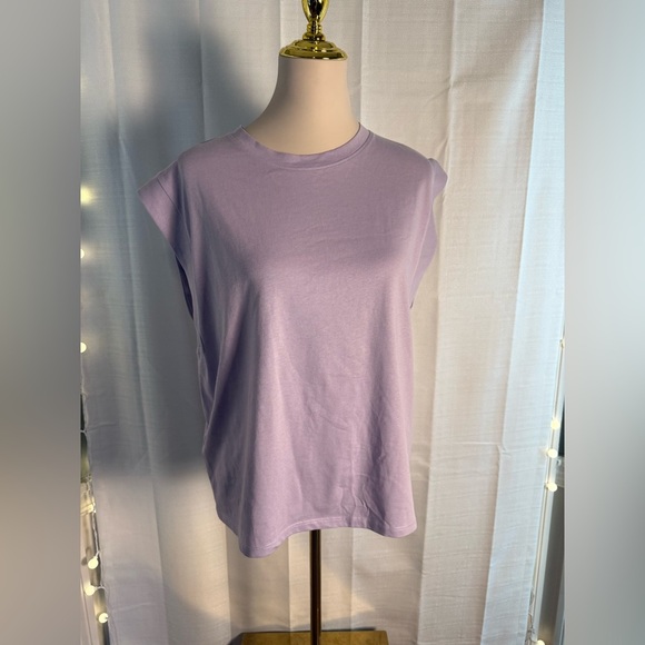 Mango Purple Boxy Muscle Tee - Picture 9 of 9
